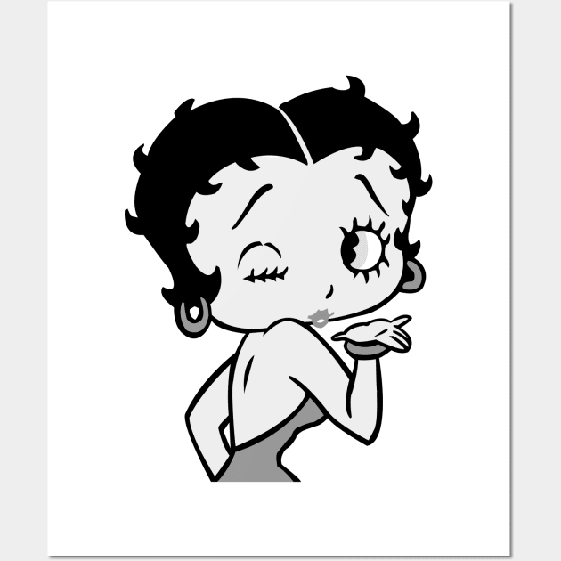 Betty boop black sales and white